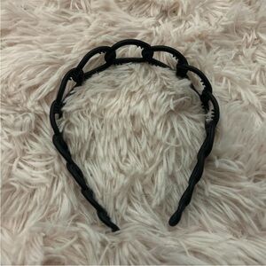 Amazon Elegant Black Braided Headband